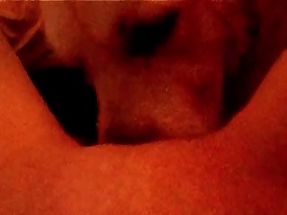Dog loves licking pussy